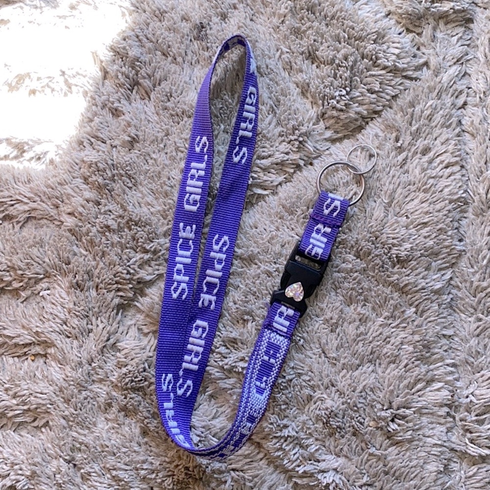 SPICE GIRLS embroidered lanyard w/ buckle release